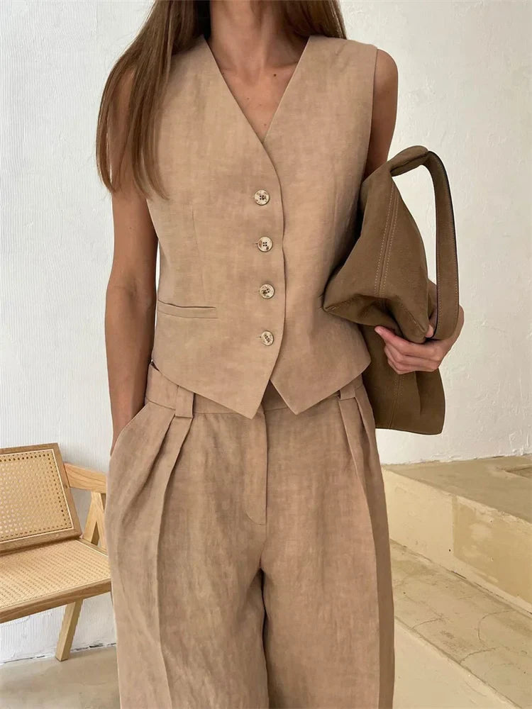 Marlowe | Linen Trouser Set