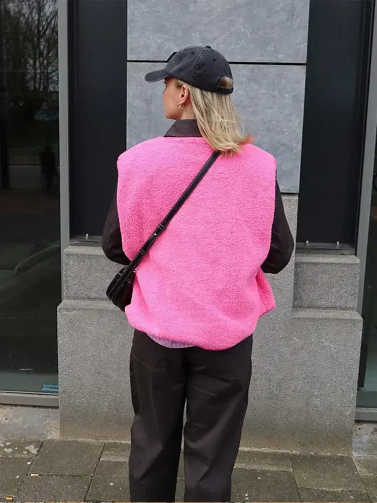 Anika | Casual Fleece Vest for Women