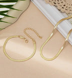 Velina - Classic Snake Bone Jewelry Set