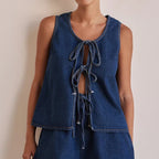 Doretta | Denim Tie Set