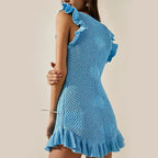 Maribelle | Crochet Beach Mini Dress