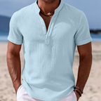Atlas | Summer Button-Up Short Sleeve Shirt