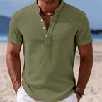 Atlas | Summer Button-Up Short Sleeve Shirt