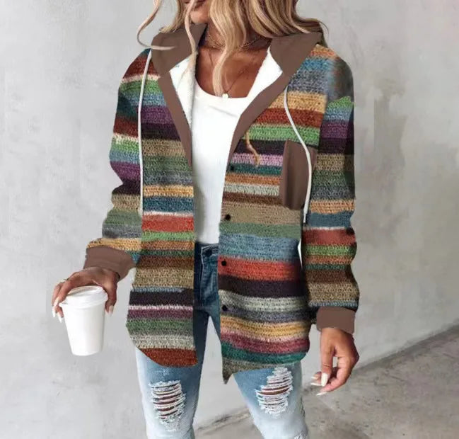 HIGHLAND | PLAID HOODED COAT