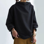 Elly High-Neck Casual Top – close-up
