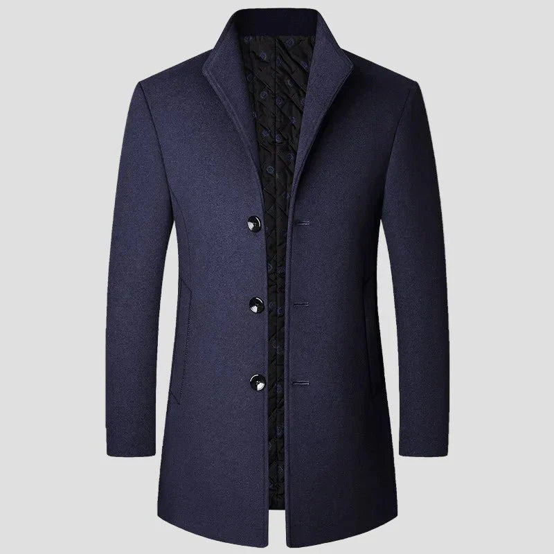 George | Men's Quilted Single-Breasted Coat