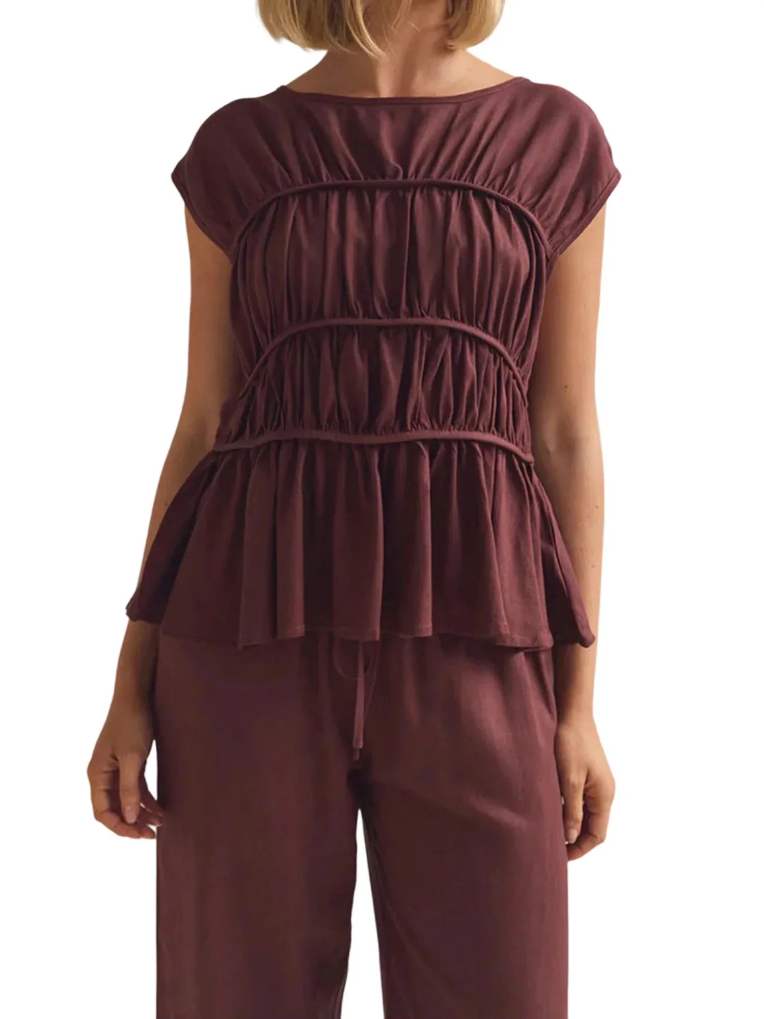 Dashi | Peplum Top