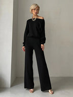 Eleganza | Off-Shoulder Loungewear Set