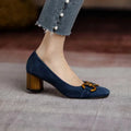 Melanie | Orthopedic Close Toe Buckle Heels