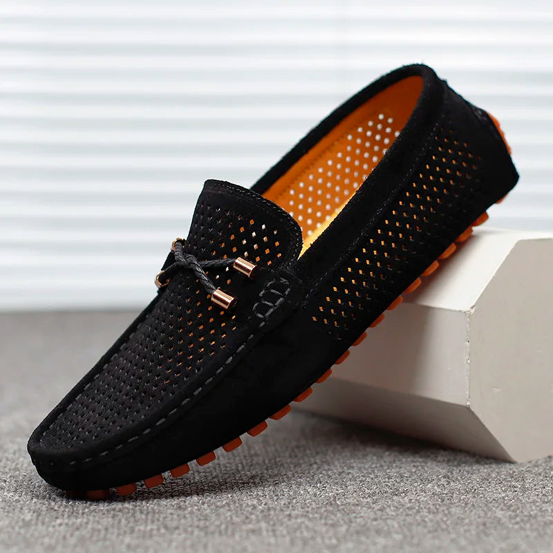 Carl™ – Breathable Vegan Leather Slip-Ons with Modern Comfort and Refined Ease