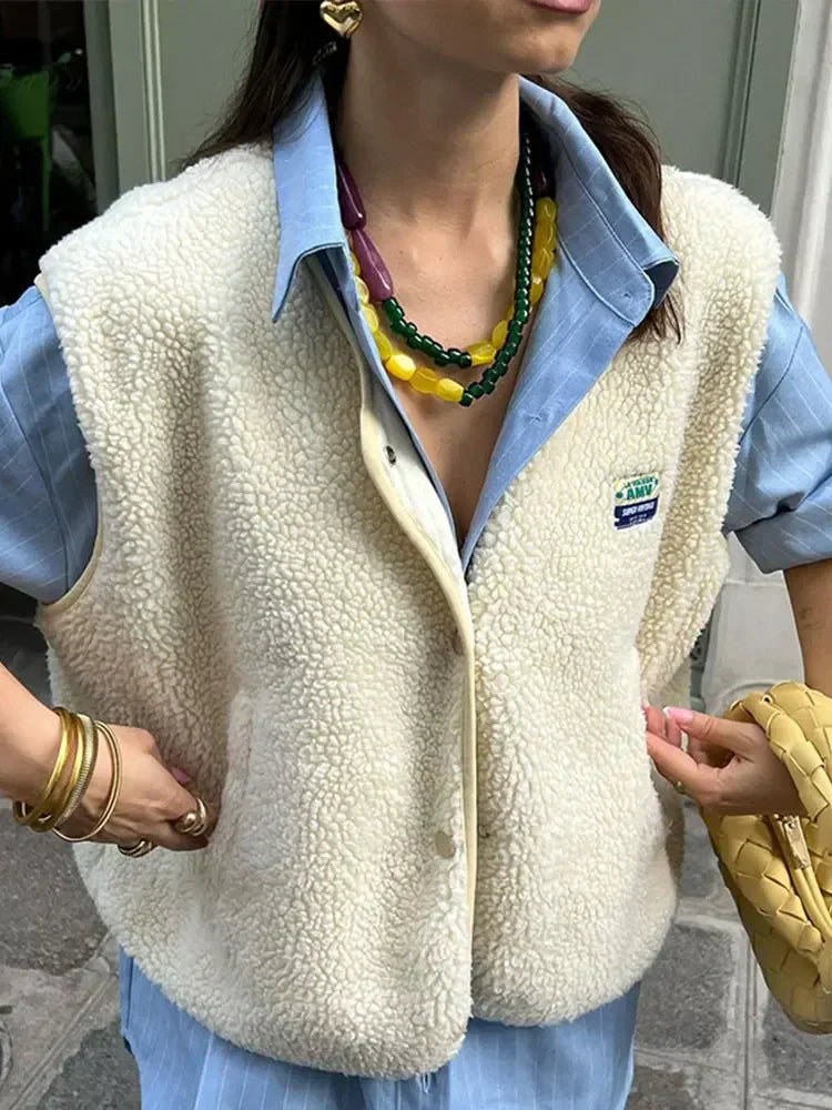 Anika | Casual Fleece Vest for Women