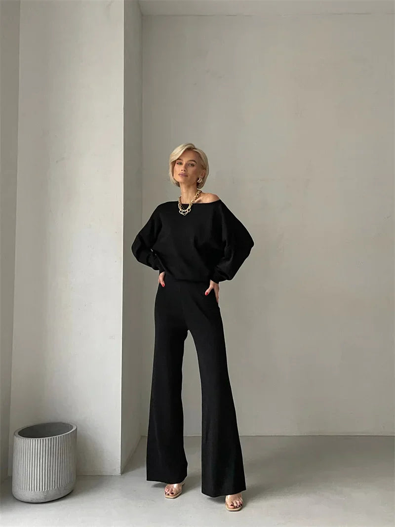 Eleganza | Off-Shoulder Loungewear Set