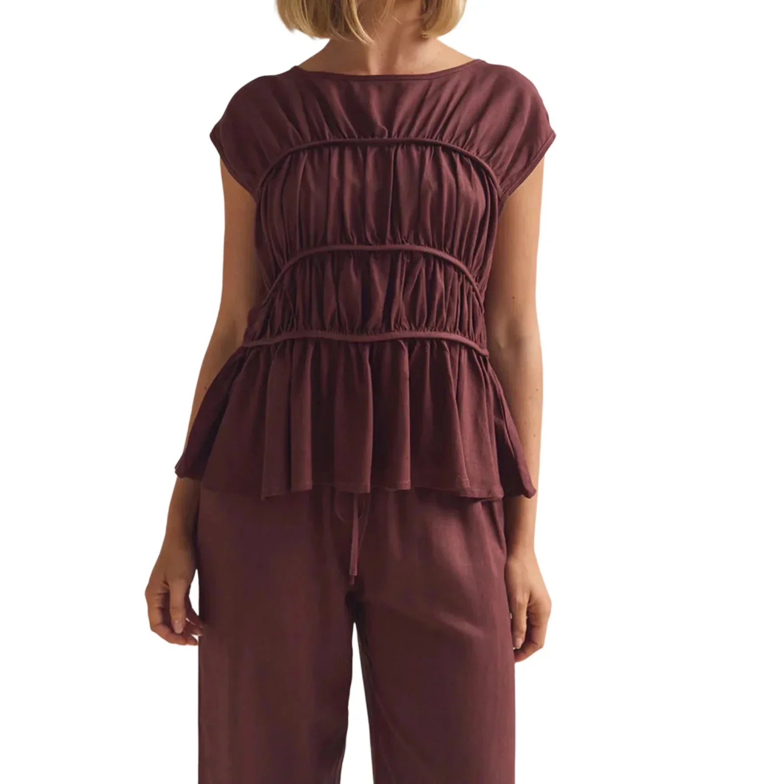 Dashi | Peplum Top