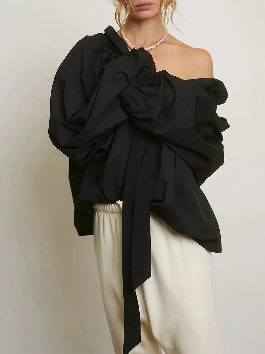 Bellarine | Puffed Cotton Blouse