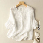 Aurora | Embroidered Relaxed Blouse
