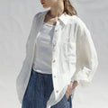Daley | Oversized Linen Blouse