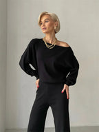Eleganza | Off-Shoulder Loungewear Set