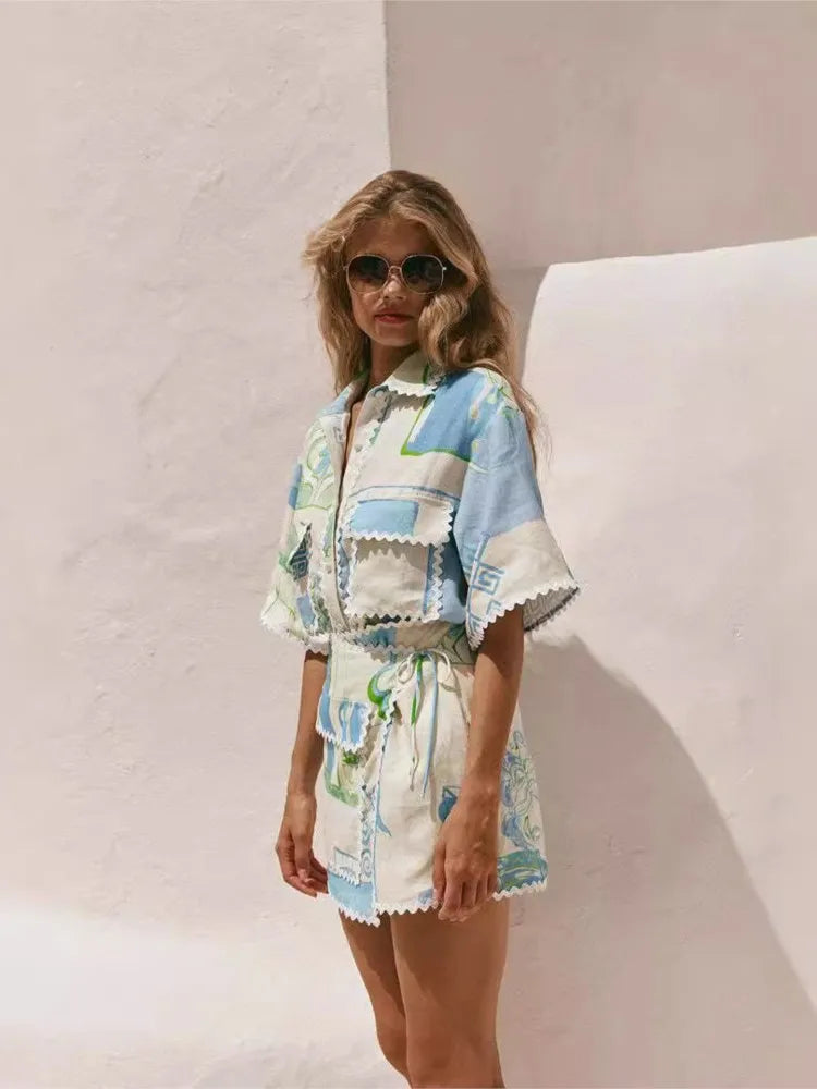 Delfina | Riviera Print Set