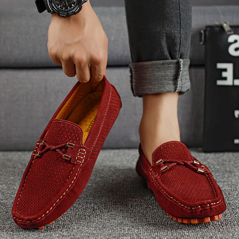 Carl™ – Breathable Vegan Leather Slip-Ons with Modern Comfort and Refined Ease