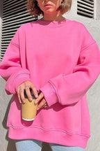 Zara | Oversize Sweatshirt with Crew Neckline