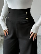 Stylish Women's Pantaloons with Buttons