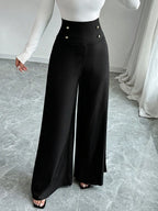 Stylish Women's Pantaloons with Buttons