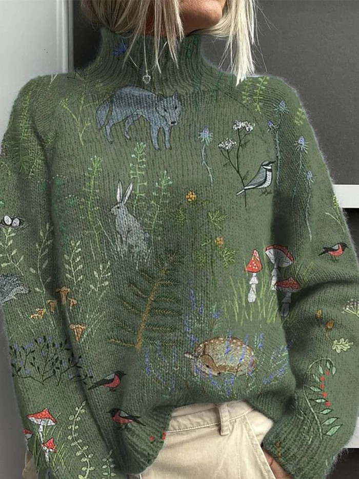 Aimélie Turtleneck Sweater – front view