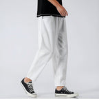 Urbane | Capri Pants Cotton-Linen Blend, Relaxed Fit