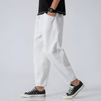 Urbane | Capri Pants Cotton-Linen Blend, Relaxed Fit