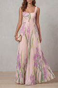 Vivienna Pleated Maxi Dress 0