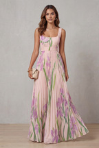 Vivienna Pleated Maxi Dress 1