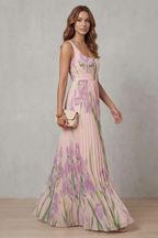 Vivienna Pleated Maxi Dress 2
