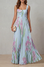 Vivienna Pleated Maxi Dress 4