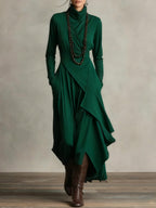 Sophia Elegant Maxi Dress – side view