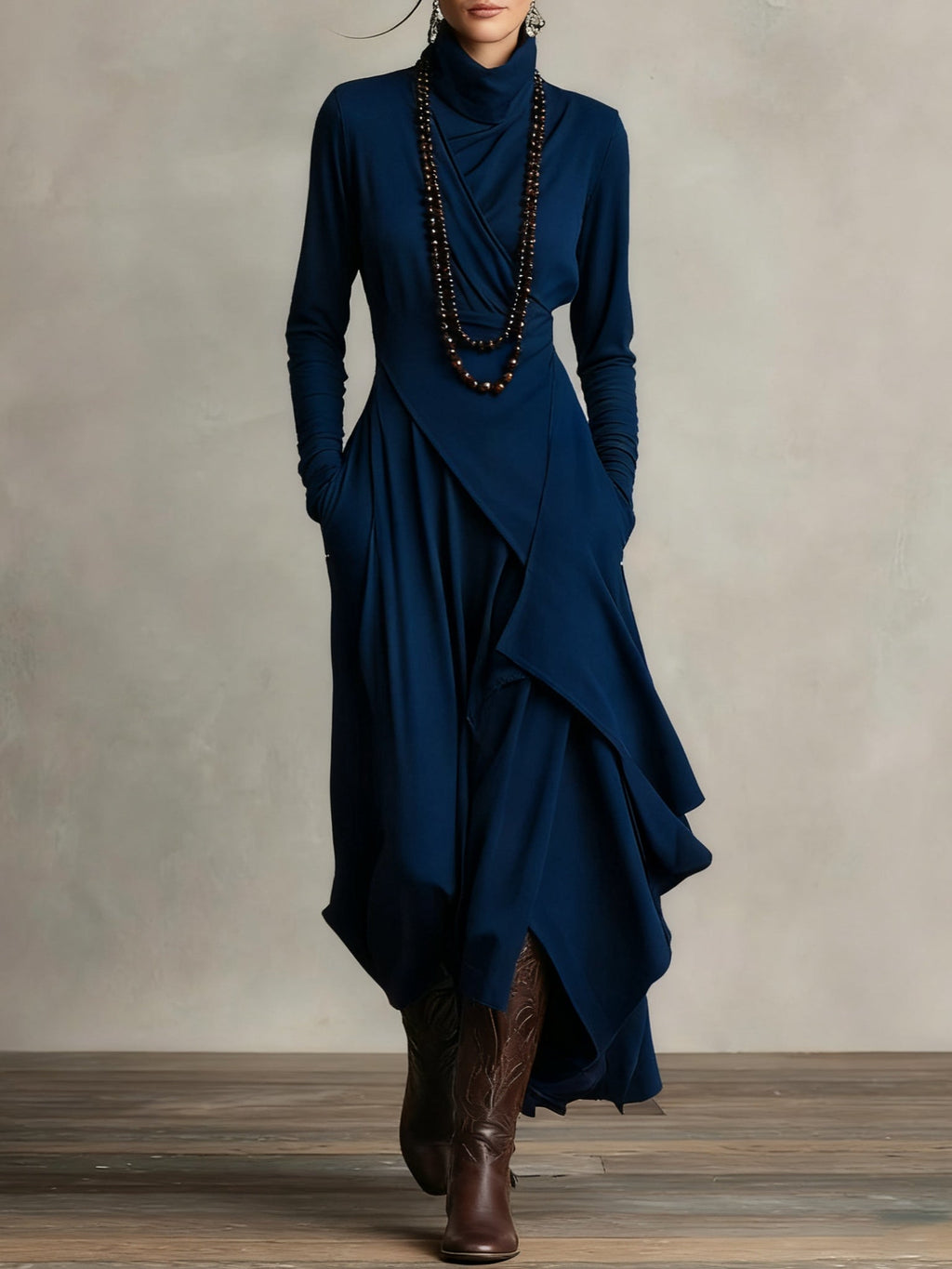 Sophia Elegant Maxi Dress – styled view
