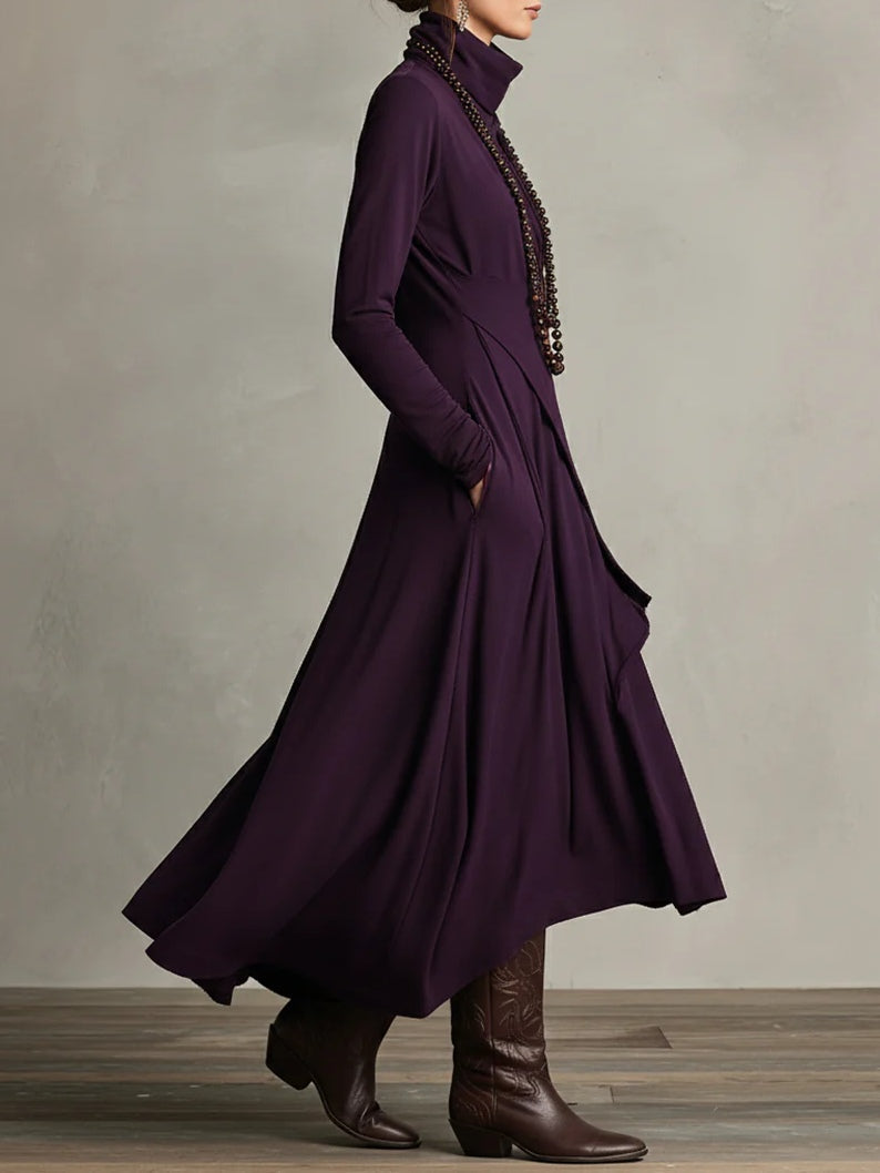 Gisavelle - Elegant Asymmetrical Maxi Evening Dress