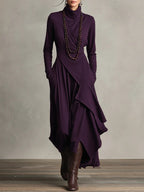 Sophia Elegant Maxi Dress – front view