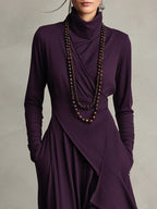 Gisavelle - Elegant Asymmetrical Maxi Evening Dress