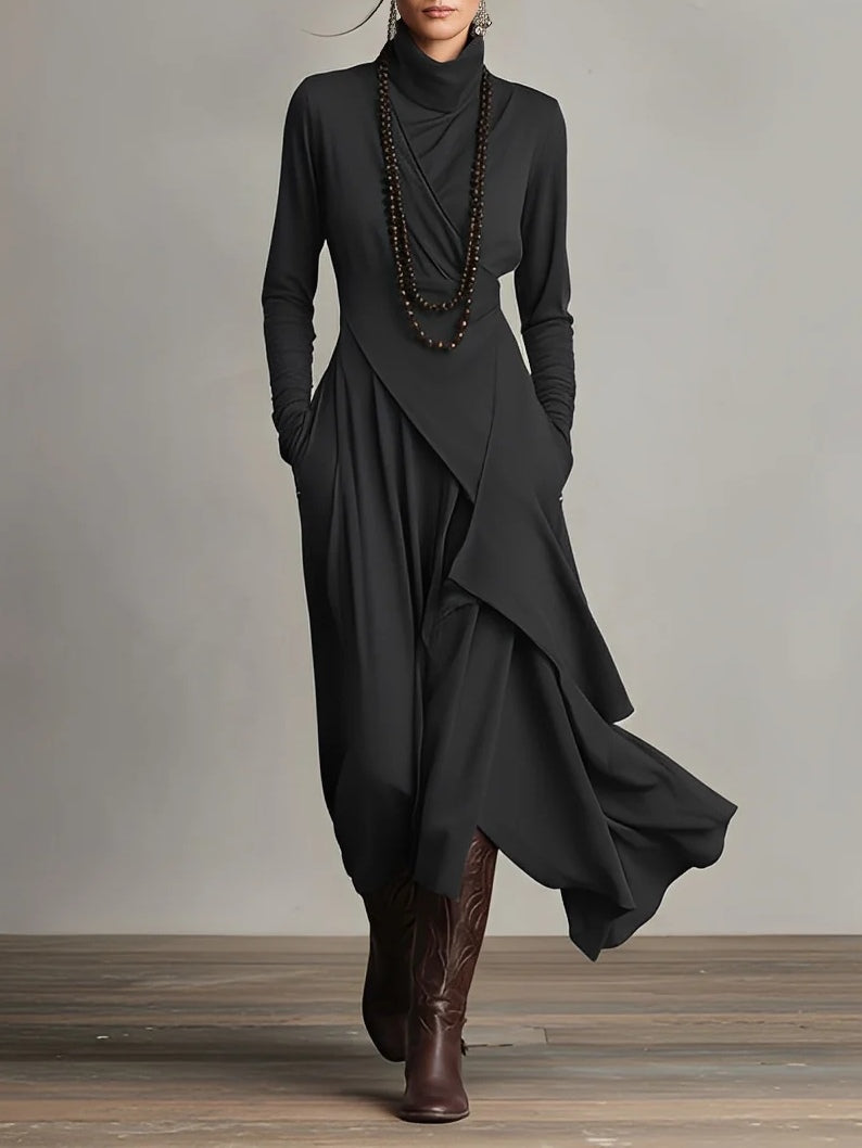 Sophia Elegant Maxi Dress – back view
