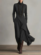 Sophia Elegant Maxi Dress – back view