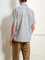Yarrow Men's Shirt | Lightweight, Relaxed Fit, Short Sleeve, Bali Blue 2