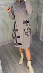 Averelle - Casual Printed Knit Dress