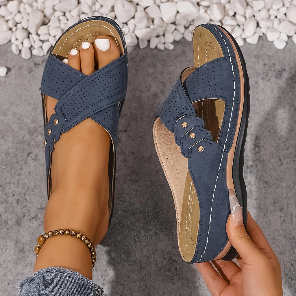 Charlotte | Premium Orthopedic Wedge Sandal