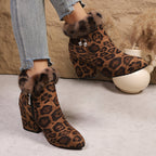 Frances | Warm Block-Heel Ankle Boots