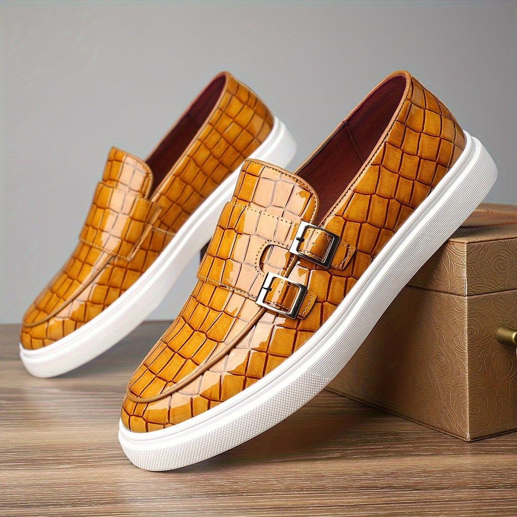Xavier | Textured Slip-On Loafers