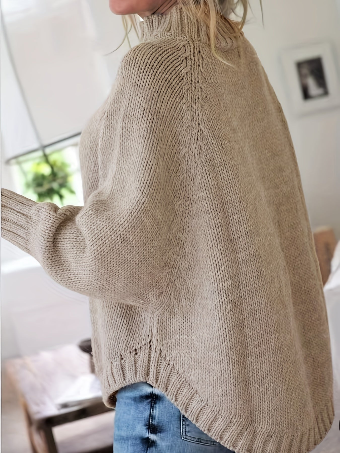 Corinne | Cozy High-Neck Cable-Knit Sweater