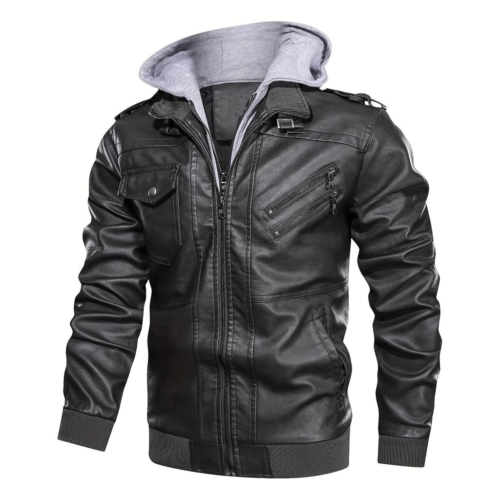 Maddox | Hooded Moto Jacket