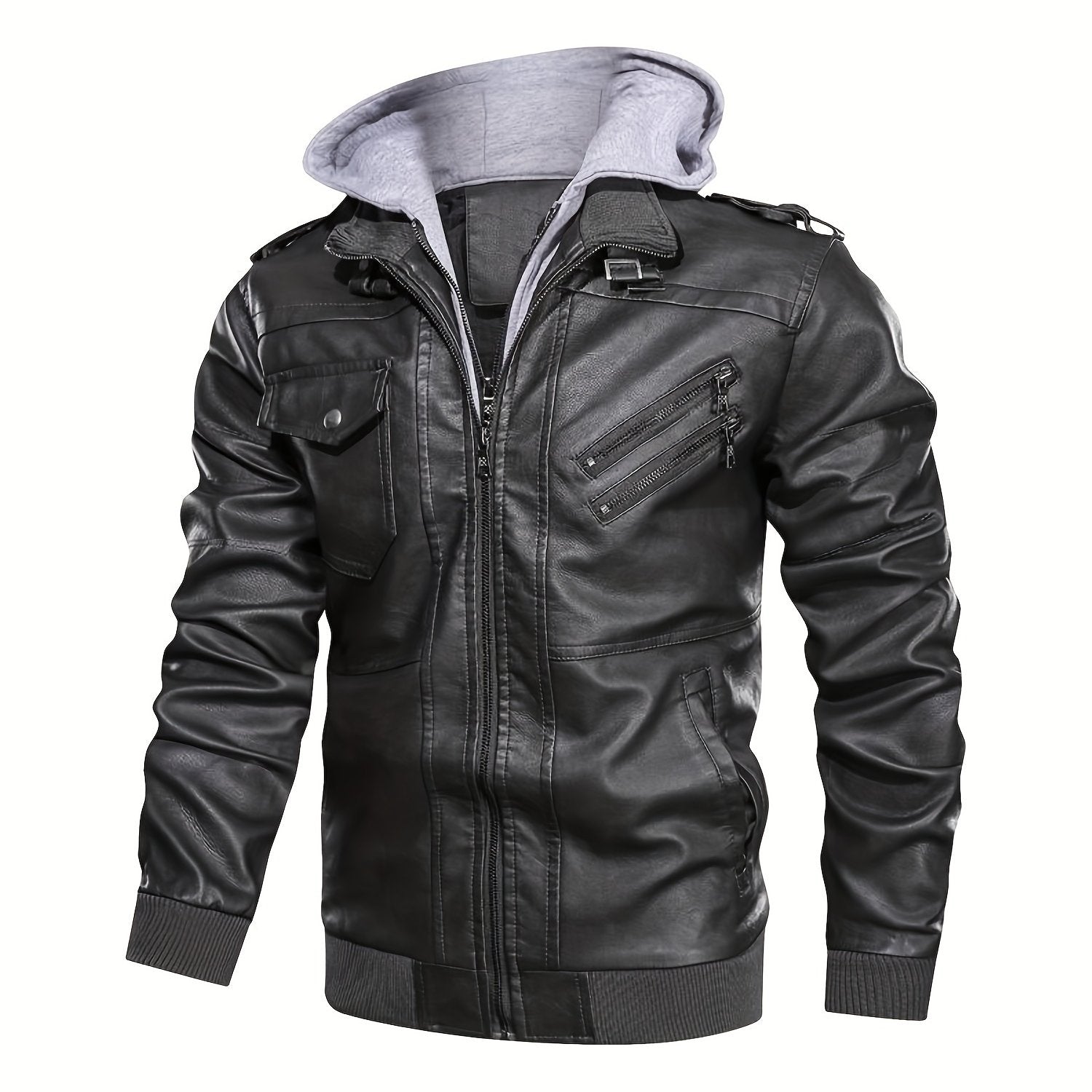 Maddox | Hooded Moto Jacket