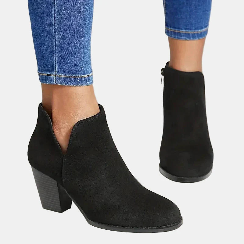 Manon | Block Heel Ankle Boots