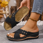 Charlotte | Premium Orthopedic Wedge Sandal